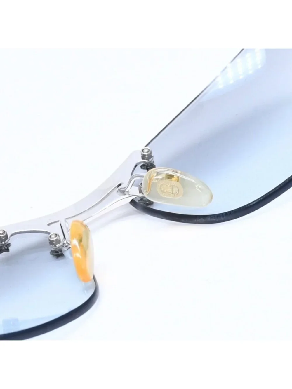 Dior Pop Rimless Sunglasses Gray Silver Eyewear